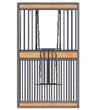 Welded Full Grill Stall V-Door